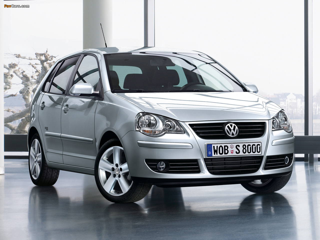 Volkswagen Polo 5-door Silver Edition (Typ 9N3) 2008 images (1280 x 960)