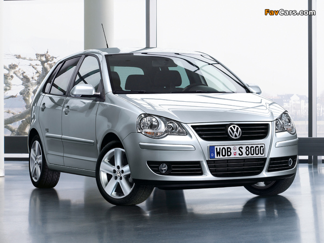 Volkswagen Polo 5-door Silver Edition (Typ 9N3) 2008 images (640 x 480)