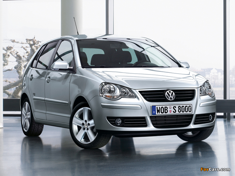 Volkswagen Polo 5-door Silver Edition (Typ 9N3) 2008 images (800 x 600)