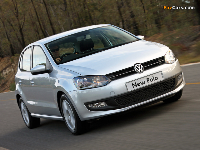 Volkswagen Polo 5-door ZA-spec (Typ 6R) 2009 images (640 x 480)