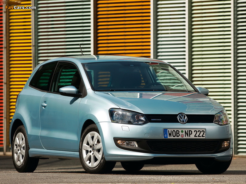 Volkswagen Polo BlueMotion Prototype (Typ 6R) 2009 images (800 x 600)