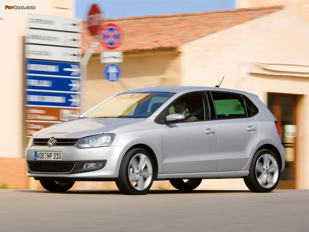 Volkswagen Polo 5-door (V) 2009 pictures (1024 x 768)