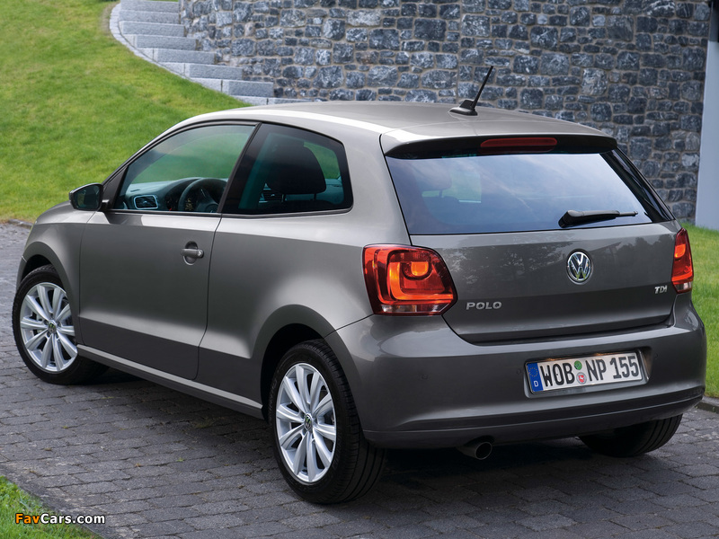 Volkswagen Polo 3-door (V) 2009 wallpapers (800 x 600)