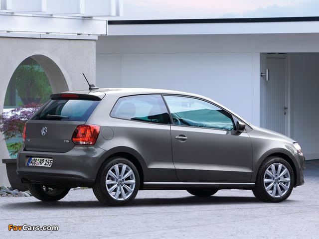 Volkswagen Polo 3-door (V) 2009 wallpapers (640 x 480)