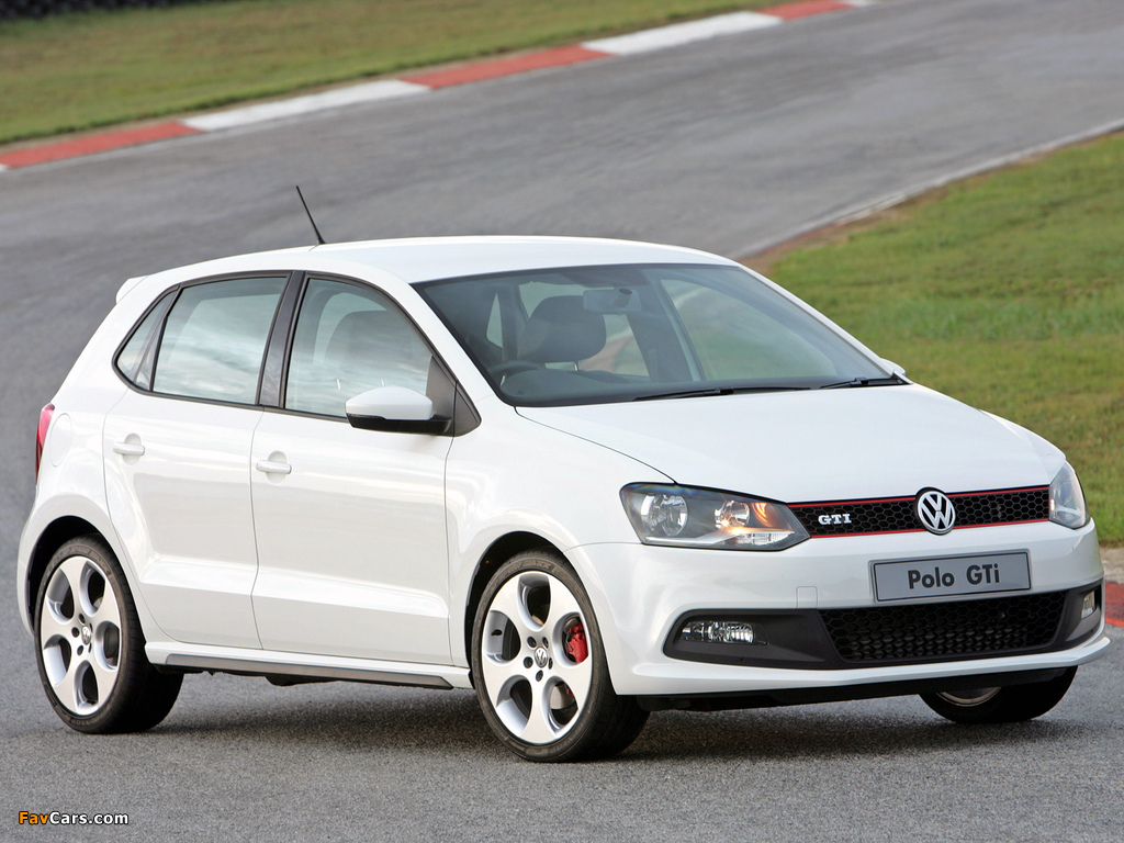 Volkswagen Polo GTI 5-door ZA-spec (Typ 6R) 2010 images (1024 x 768)