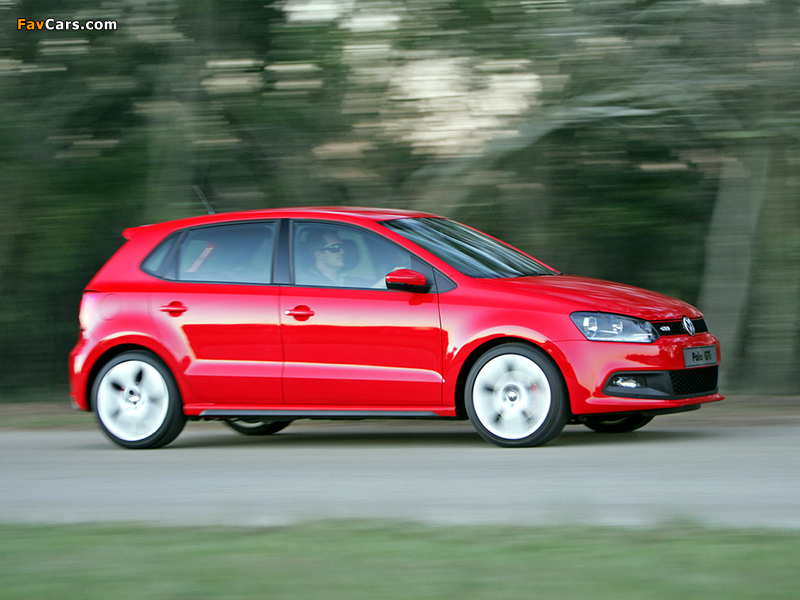 Volkswagen Polo GTI 5-door ZA-spec (Typ 6R) 2010 images (800 x 600)