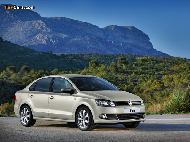 Volkswagen Polo Sedan (V) 2010 images (640 x 480)
