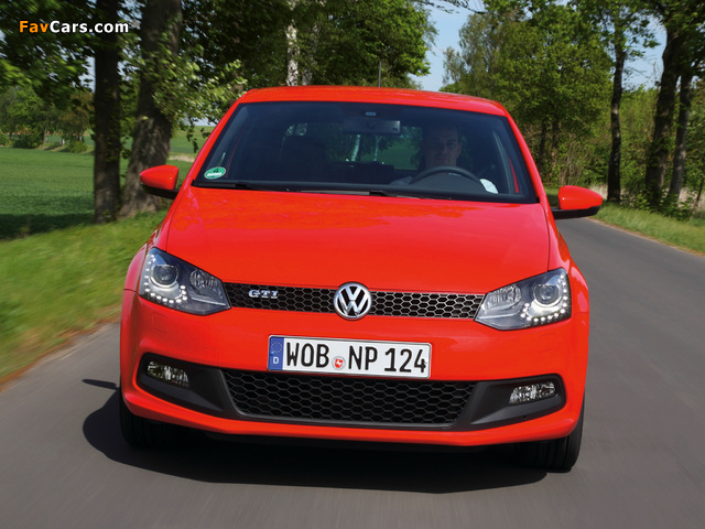 Volkswagen Polo GTI 3-door (Typ 6R) 2010 images (640 x 480)