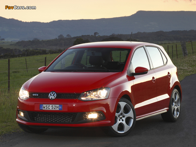 Volkswagen Polo GTI 5-door AU-spec (Typ 6R) 2010 photos (640 x 480)