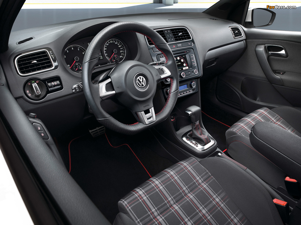 Volkswagen Polo GTI 3-door (Typ 6R) 2010 pictures (1024 x 768)