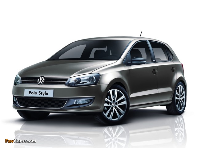 Volkswagen Polo Style 5-door (Typ 6R) 2011 wallpapers (640 x 480)