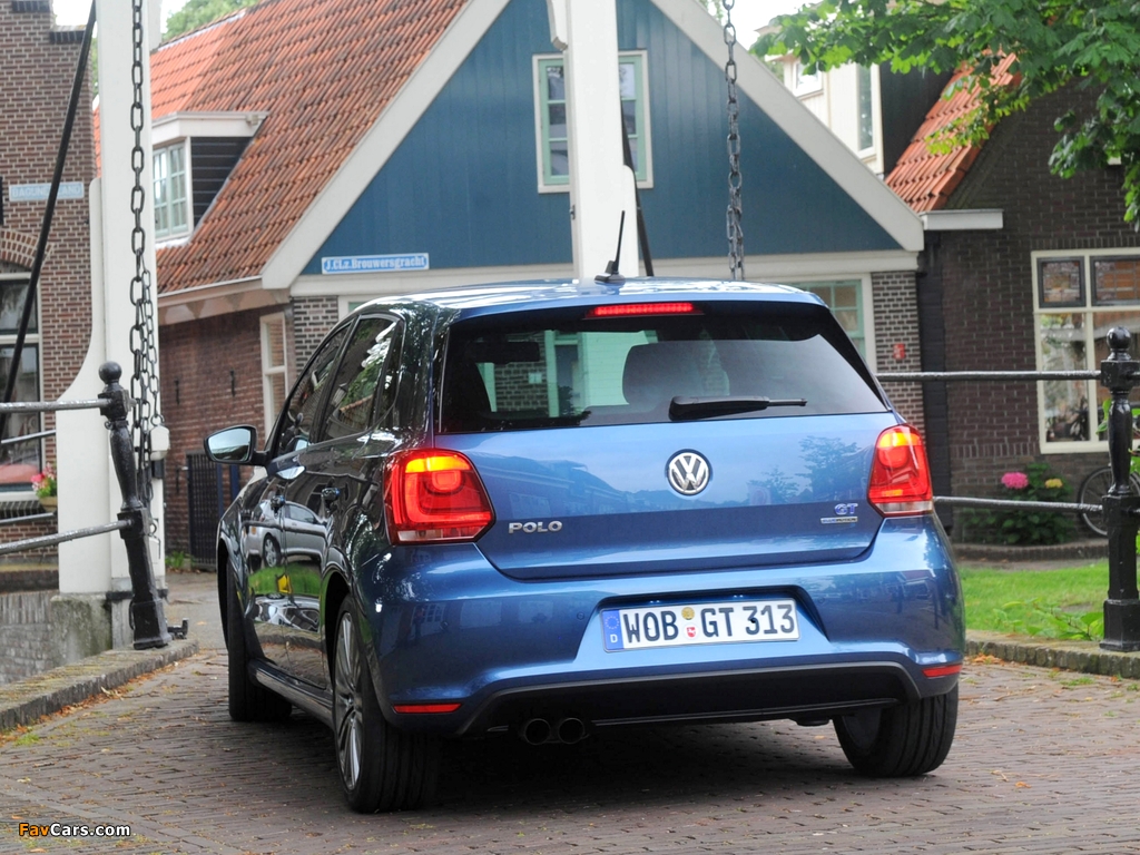 Volkswagen Polo BlueGT 5-door (Typ 6R) 2012 photos (1024 x 768)