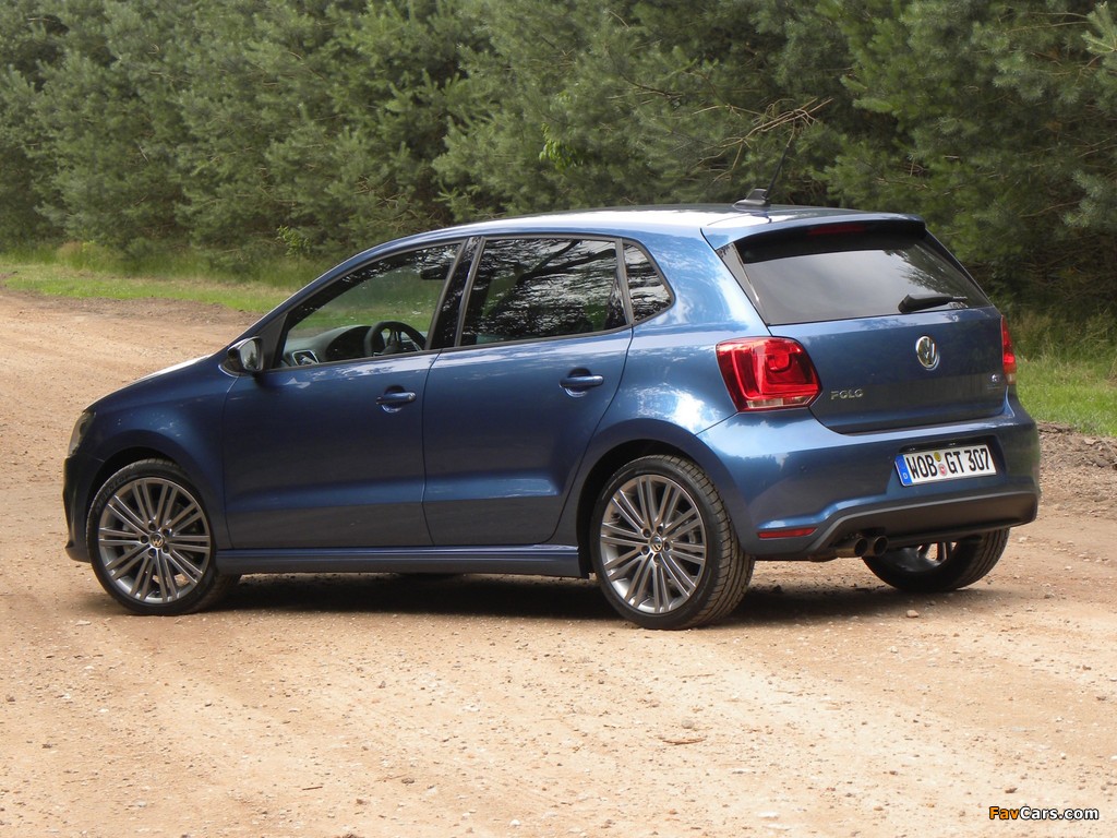 Volkswagen Polo BlueGT 5-door (Typ 6R) 2012 pictures (1024 x 768)