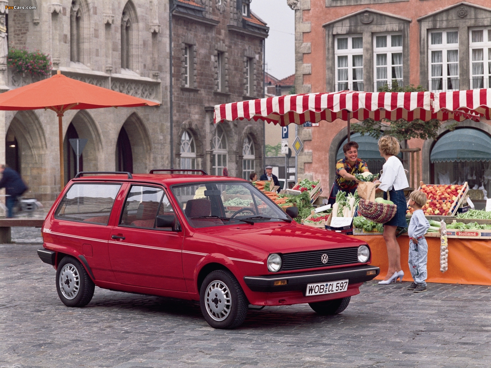 Volkswagen Polo Hatchback (II) 1981–90 wallpapers (1600 x 1200)