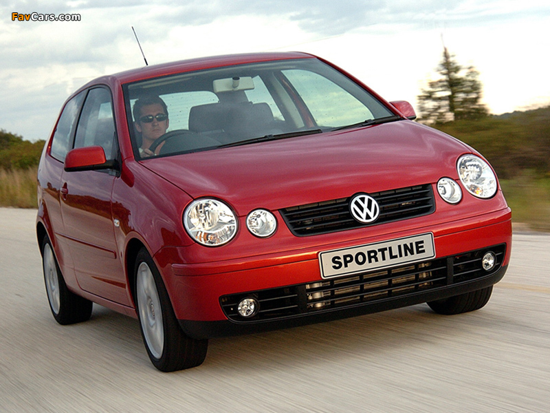 Volkswagen Polo 3-door ZA-spec (Typ 9N) 2001–05 wallpapers (800 x 600)