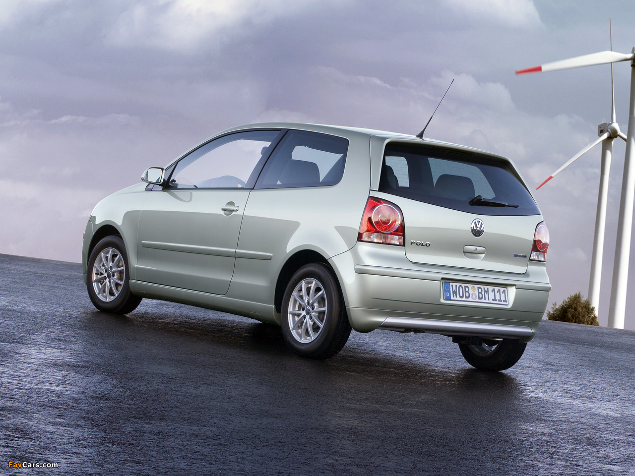 Volkswagen Polo BlueMotion (Typ 9N3) 2006–09 wallpapers (1280 x 960)