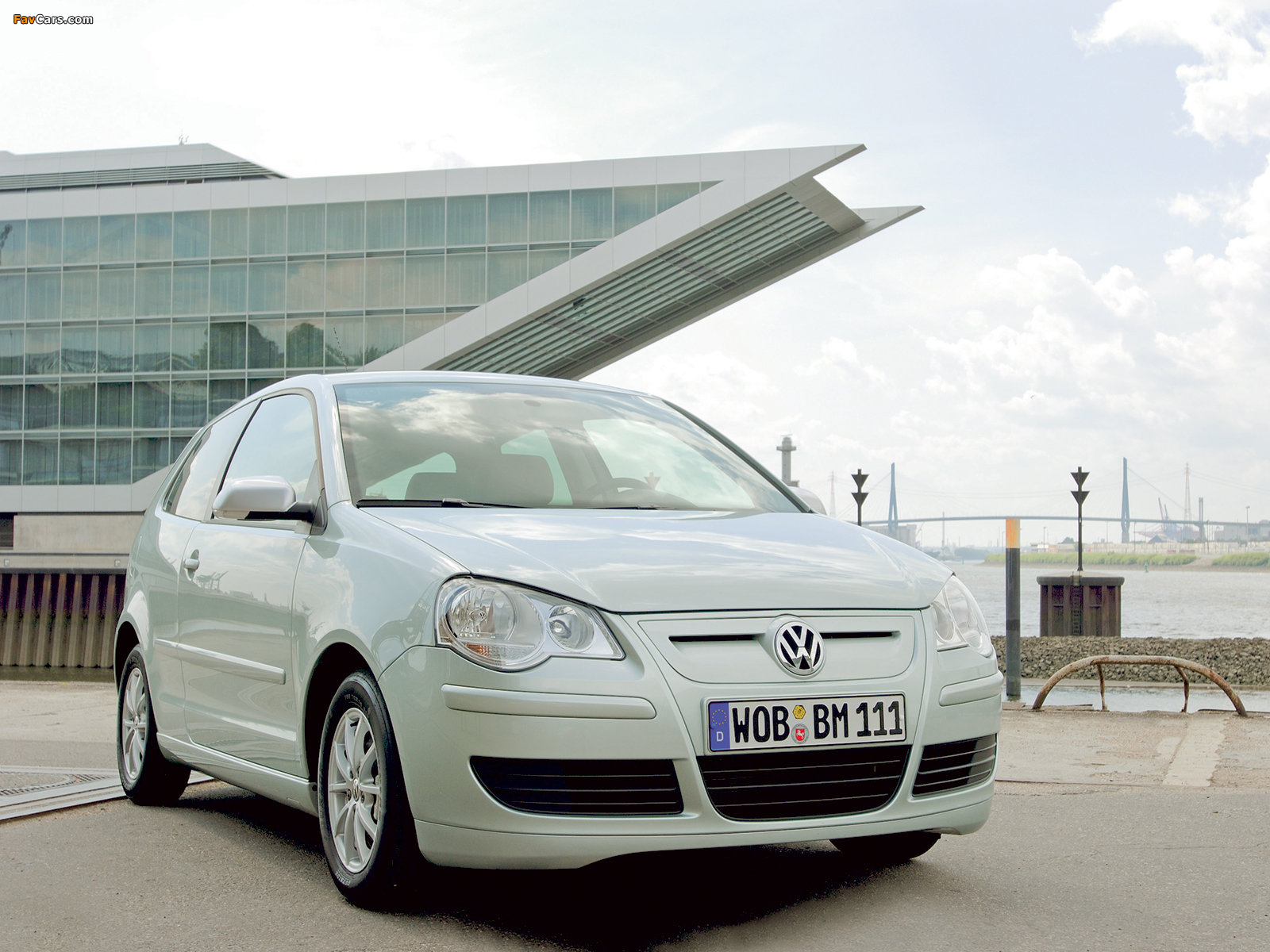 Volkswagen Polo BlueMotion (Typ 9N3) 2006–09 wallpapers (1600 x 1200)