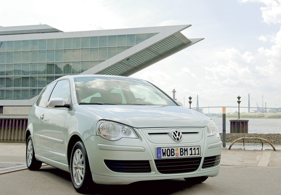 Volkswagen Polo BlueMotion (Typ 9N3) 2006–09 wallpapers