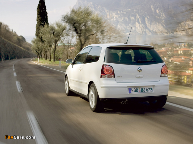 Volkswagen Polo GTI 3-door (Typ 9N3) 2006–09 wallpapers (640 x 480)