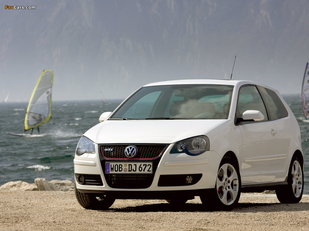 Volkswagen Polo GTI 3-door (Typ 9N3) 2006–09 wallpapers (1024 x 768)