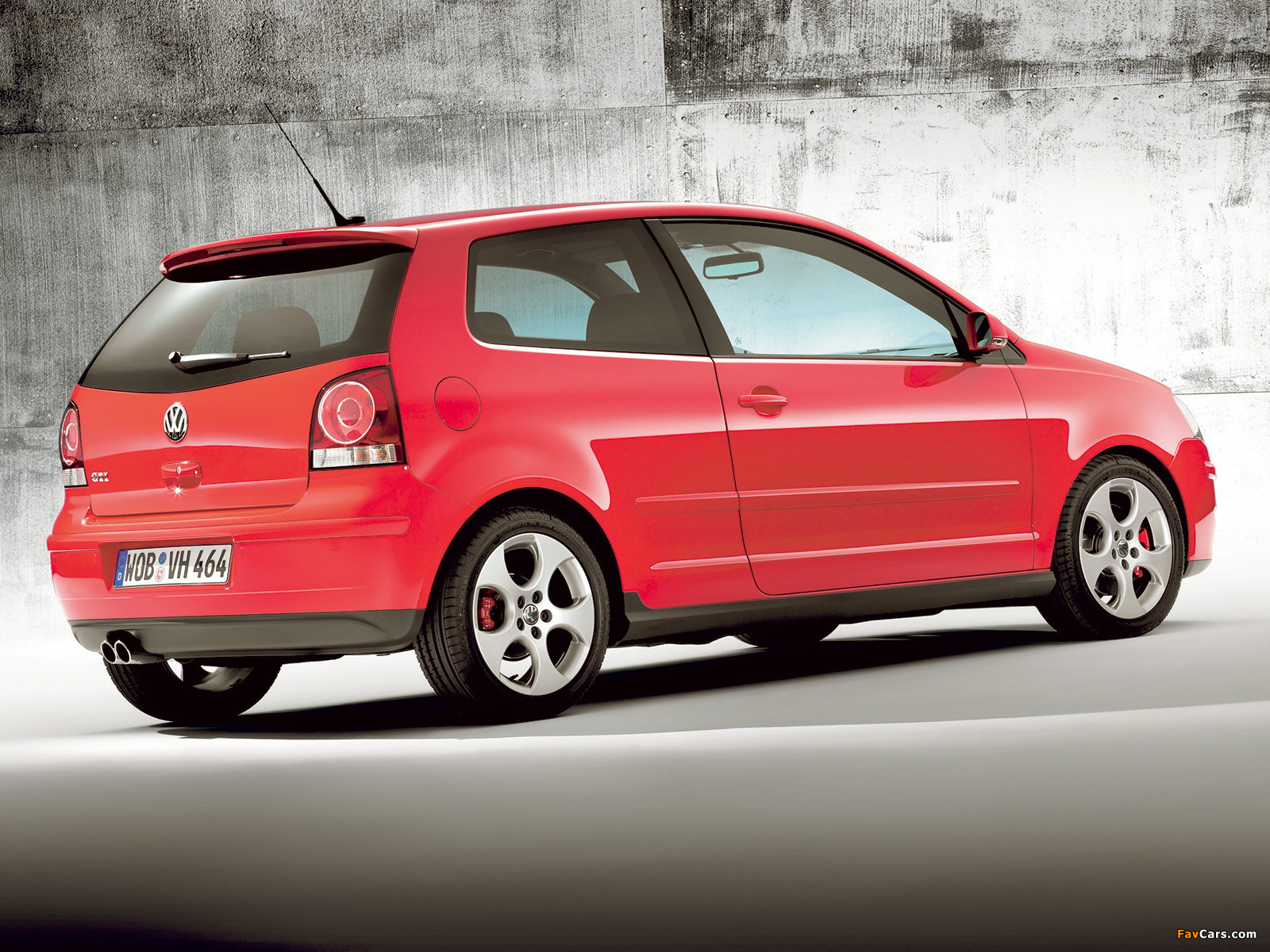 Volkswagen Polo GTI 3-door (Typ 9N3) 2006–09 wallpapers (1600 x 1200)