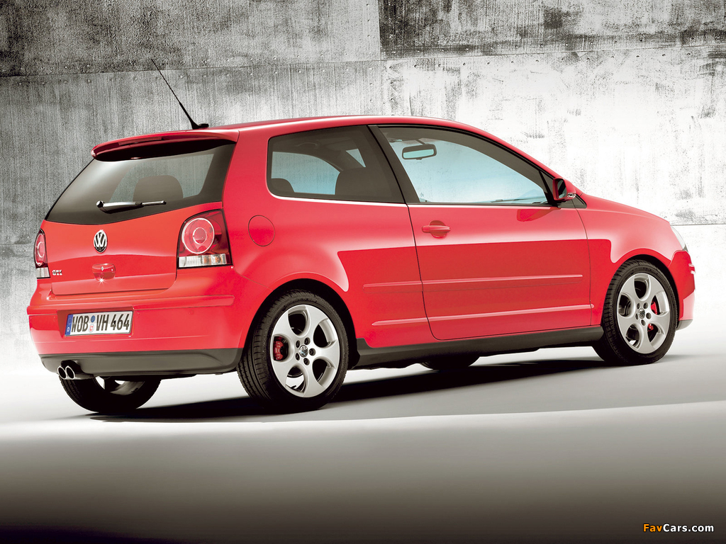 Volkswagen Polo GTI 3-door (Typ 9N3) 2006–09 wallpapers (1024 x 768)