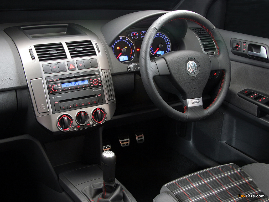 Volkswagen Polo GTI 5-door ZA-spec (Typ 9N3) 2006–09 wallpapers (1024 x 768)