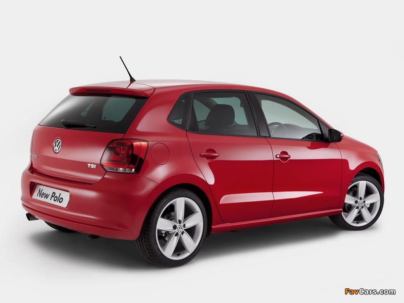 Volkswagen Polo 5-door AU-spec (V) 2009 wallpapers (800 x 600)