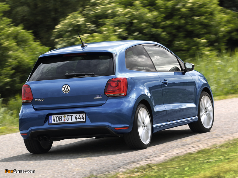 Volkswagen Polo BlueGT 3-door (Typ 6R) 2012 wallpapers (800 x 600)
