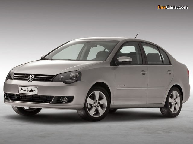 Volkswagen Polo Sedan BR-spec (Typ 9N3) 2012 wallpapers (640 x 480)