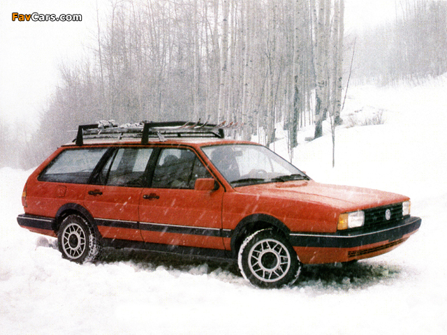 Pictures of Volkswagen Quantum Wagon Synro 1985–88 (640 x 480)