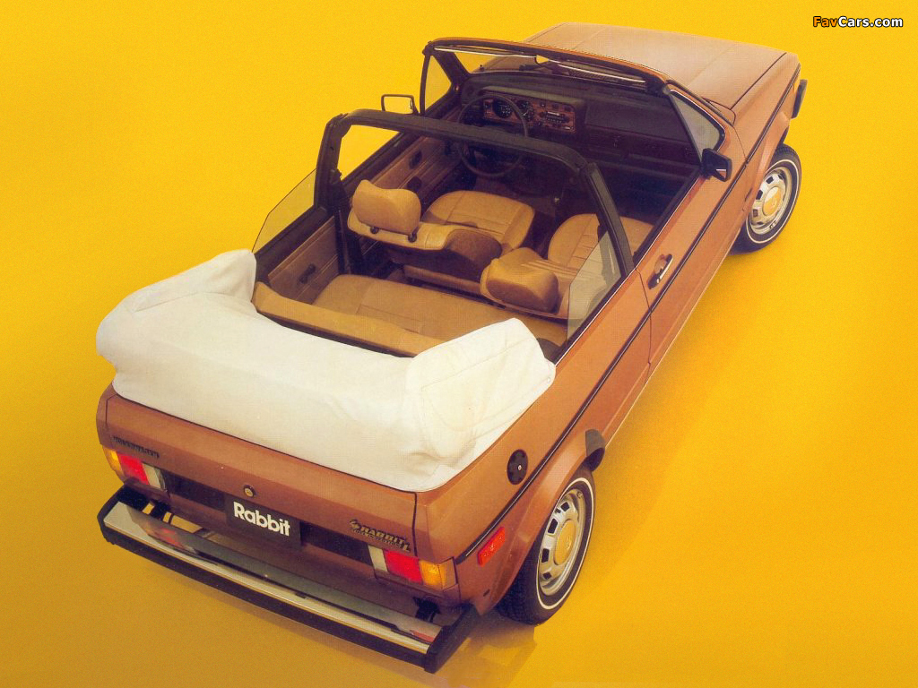 Photos of Volkswagen Rabbit Convertible 1980–84 (1024 x 768)