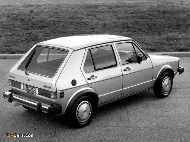 Pictures of Volkswagen Rabbit 5-door 1980–84 (640 x 480)