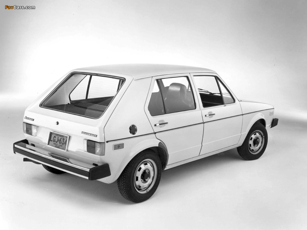 Volkswagen Rabbit 5-door 1975–80 pictures (1024 x 768)