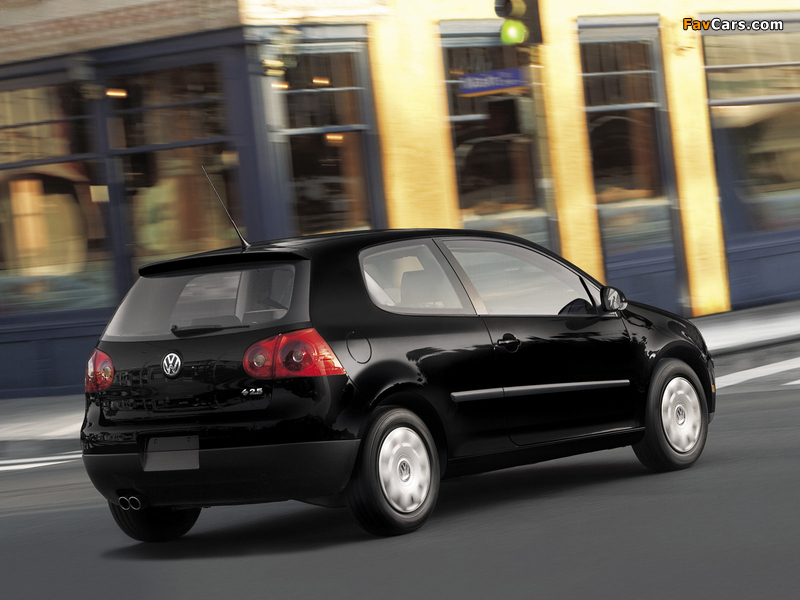 Volkswagen Rabbit 3-door 2006–09 wallpapers (800 x 600)