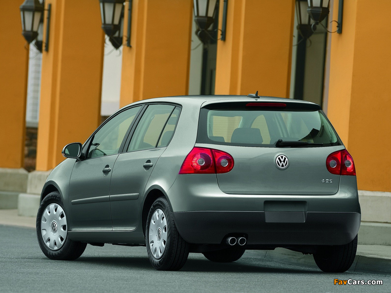 Volkswagen Rabbit 5-door 2006–09 wallpapers (800 x 600)