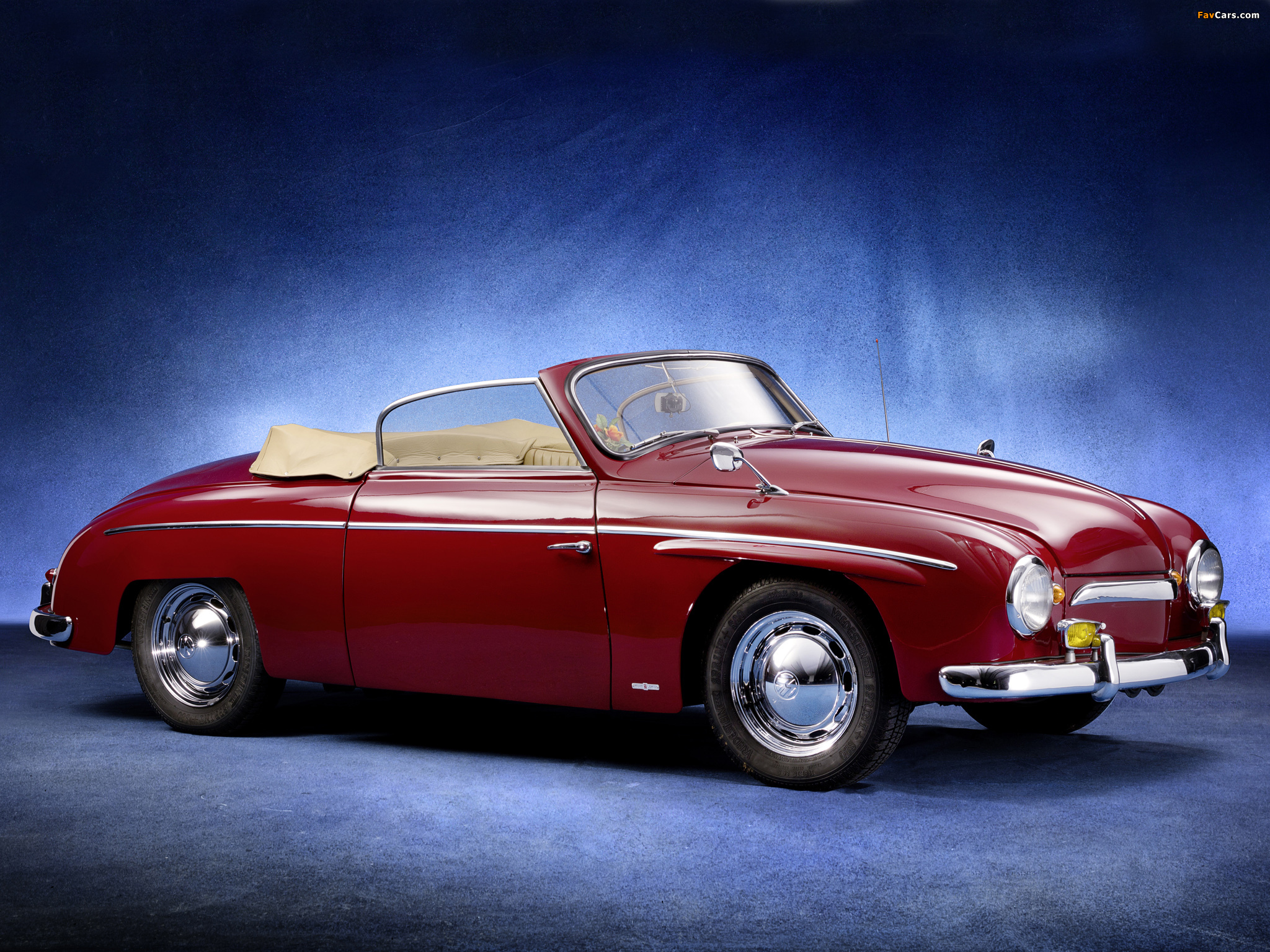 Volkswagen Rometsch Beeskow Cabriolet 1950–57 images (2048 x 1536)
