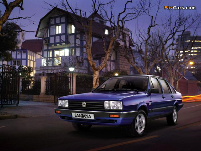Volkswagen Santana CN-spec 1986 photos (640 x 480)