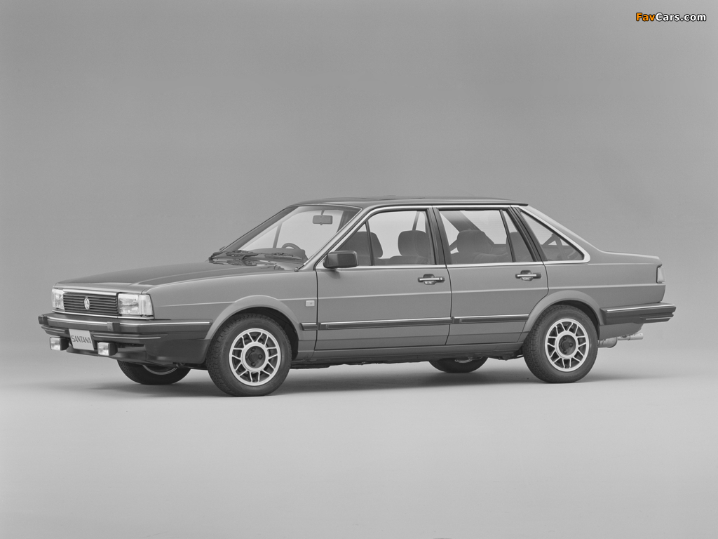 Volkswagen Santana Autobahn JP-spec 1984–89 wallpapers (1024 x 768)
