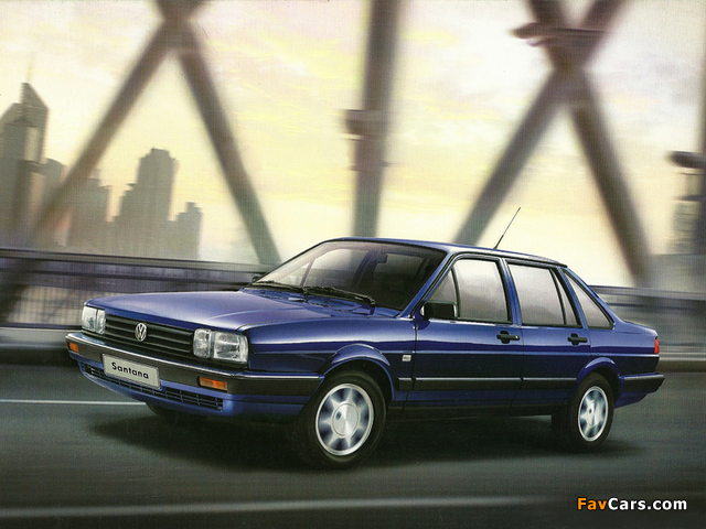 Volkswagen Santana CN-spec 1986 wallpapers (640 x 480)