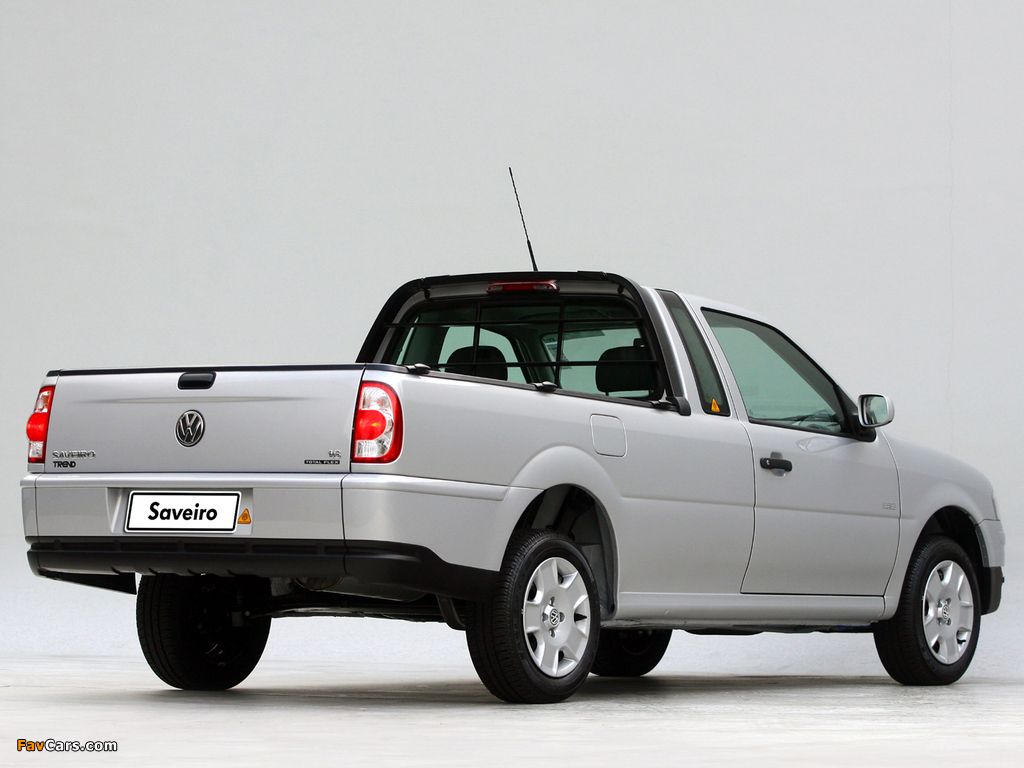Volkswagen Saveiro Trend (IV) 2008–09 wallpapers (1024 x 768)