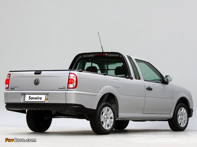 Volkswagen Saveiro Trend (IV) 2008–09 wallpapers (640 x 480)