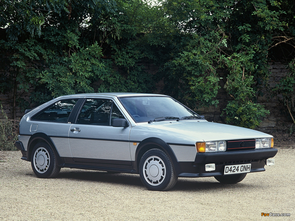 Volkswagen Scirocco GTX UK-spec 1984–89 images (1024 x 768)
