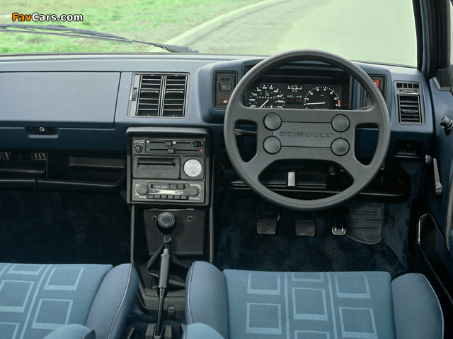 Volkswagen Scirocco GTX UK-spec 1984–89 wallpapers (640 x 480)