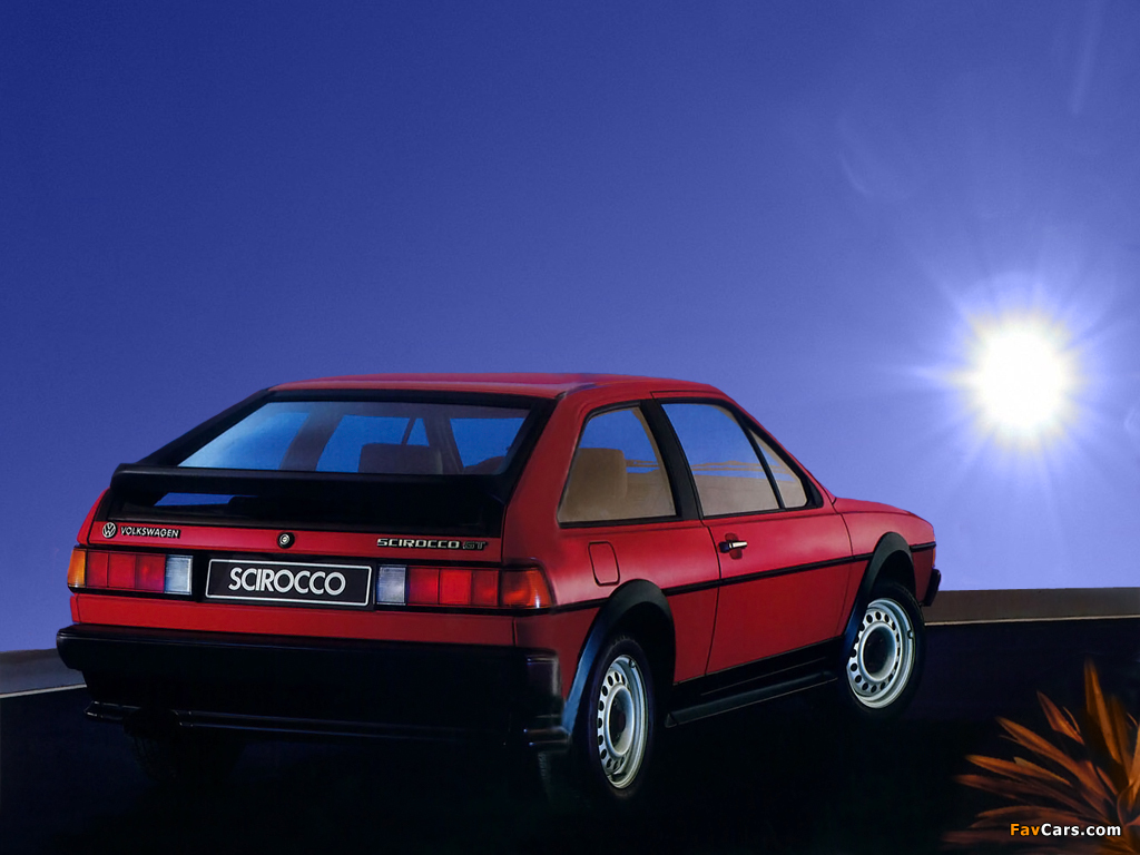 Volkswagen Scirocco GT 1985–92 pictures (1024 x 768)