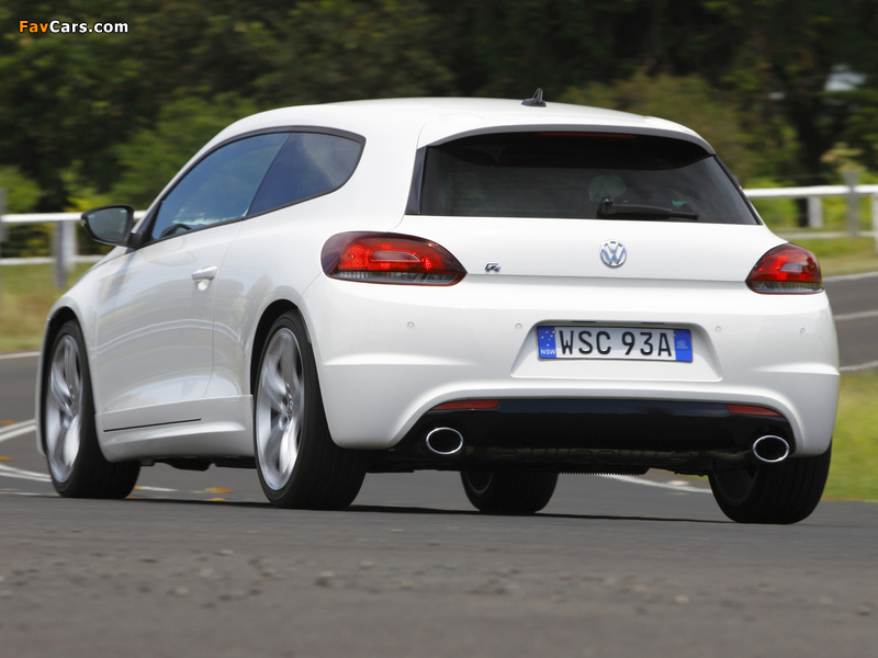 Volkswagen Scirocco R AU-spec 2009 wallpapers (800 x 600)