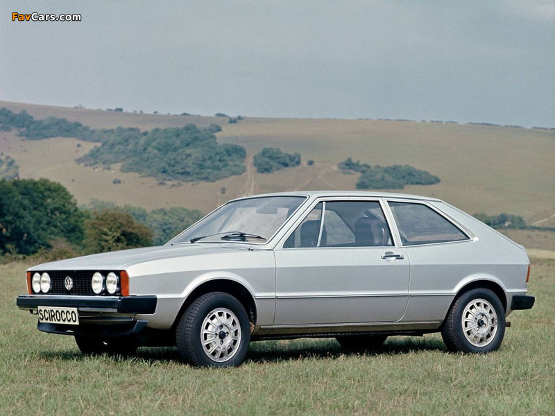 Volkswagen Scirocco UK-spec 1974–77 wallpapers (800 x 600)