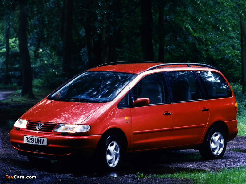Images of Volkswagen Sharan UK-spec 1995–2000 (800 x 600)