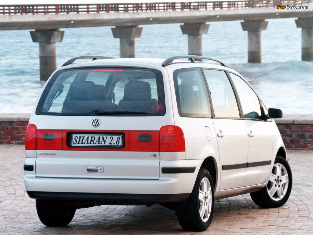 Pictures of Volkswagen Sharan ZA-spec 2000–04 (1024 x 768)