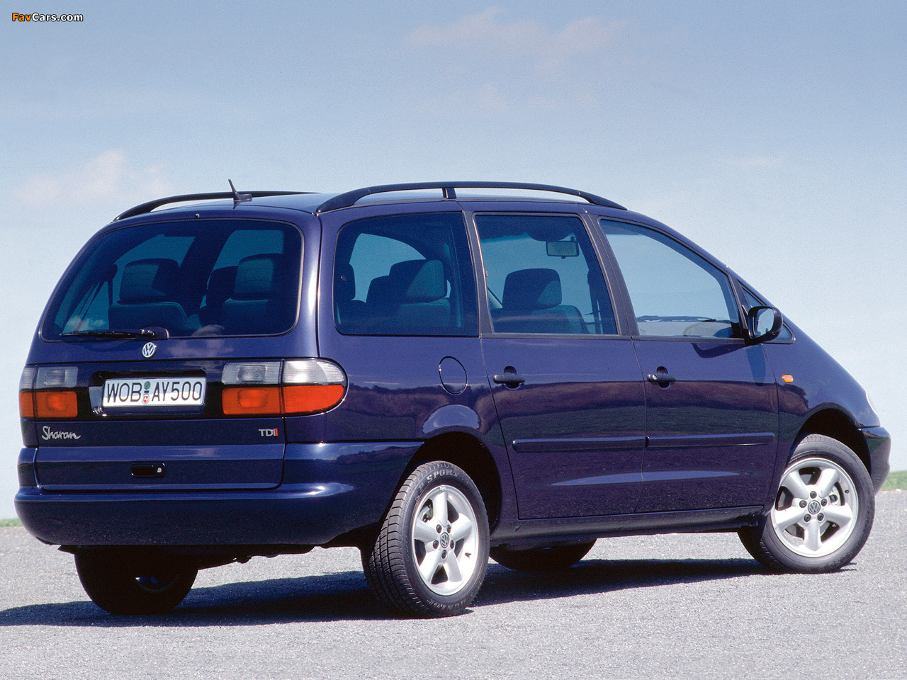 Volkswagen Sharan 1995–2000 wallpapers (1280 x 960)